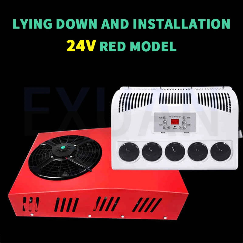 12V/24V Electric Air Conditioning Refrigeration Integrated Machine Parking Air Conditioner For Parking Large Trucks Car&Buses
