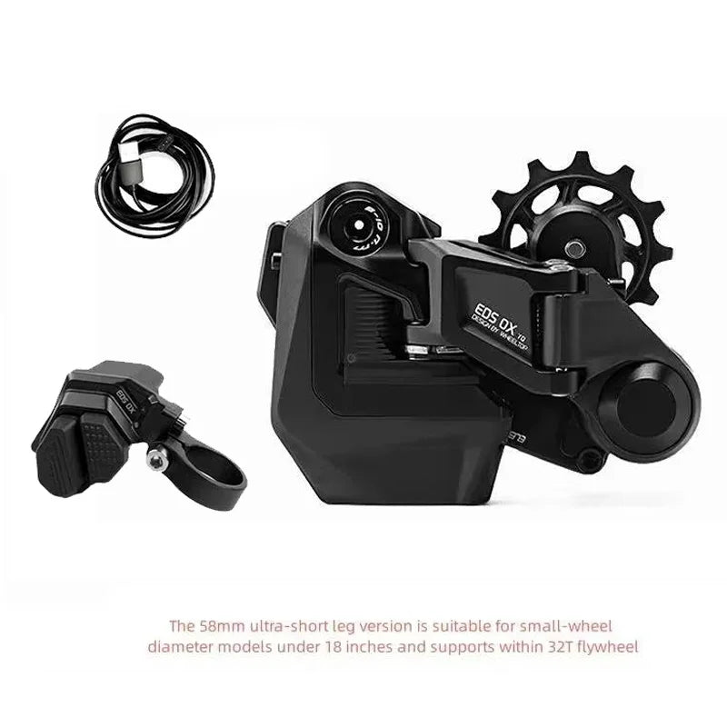 Wheeltop EDS OX 11/12 Speed Wireless Electronic MTB Shifter, Rear Derailleur Set, Lightweight, Durable, MTB Cycling Gear