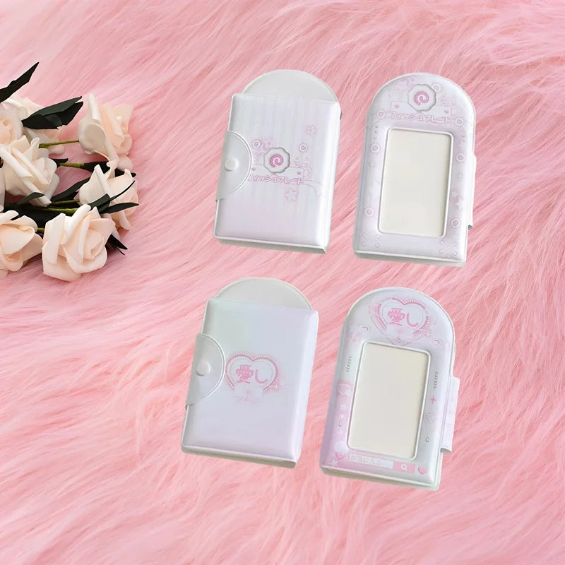 3 Inch 32 Slots Photo Album Collector Book Photocard Holder Card Holder Sweet Square Hollow INS Cartoon Album Cards Binder