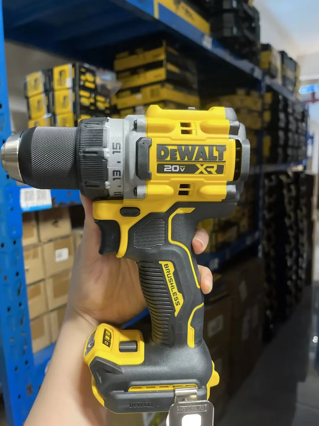 DeWalt DCD800 Brushless Cordless Compact Drill Driver 20V Electric Drill Screwdriver Household Rechargeable Lithium Power Tools