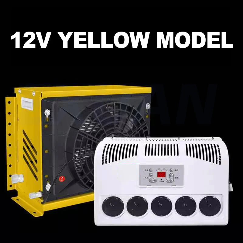 12V/24V Electric Air Conditioning Refrigeration Integrated Machine Parking Air Conditioner For Parking Large Trucks Car&Buses