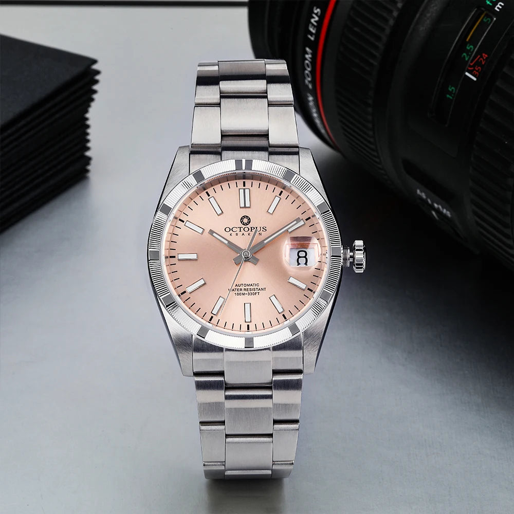 Octopus Kraken Automatic Mechanical Wristwatch 36mm Luxury PT5000 Movement Sapphire Crystal 10BAR Stainless steel Watch for men