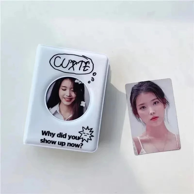 3 Inch 32 Slots Photo Album Collector Book Photocard Holder Card Holder Sweet Square Hollow INS Cartoon Album Cards Binder