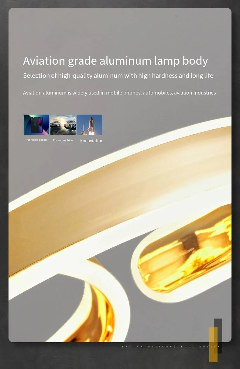2025 New petal living room ceiling light modern simple luxury main lamp simple art design room bedroom light
