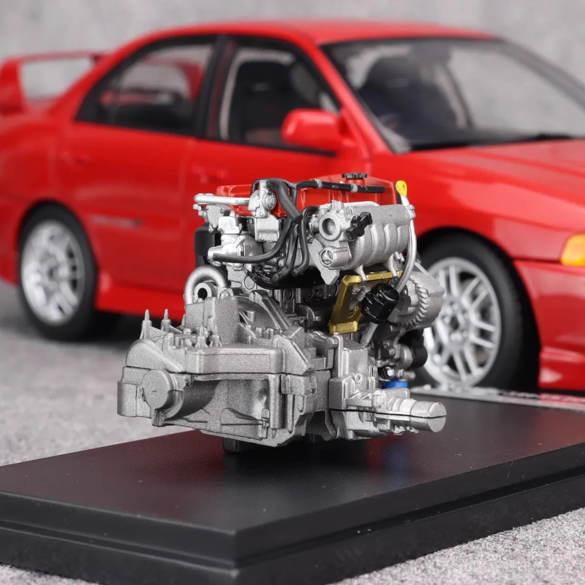 MOTORHELIX MH 1:18 New Mitsubishi Lancer Evolution IV Generation 4 alloy car model sports car static decoration collection
