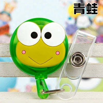 1pc Retractable Nurse Badge Reel Clip Students ID Card Badge Holder Accessories Cute Id Badge Reel School Supplies