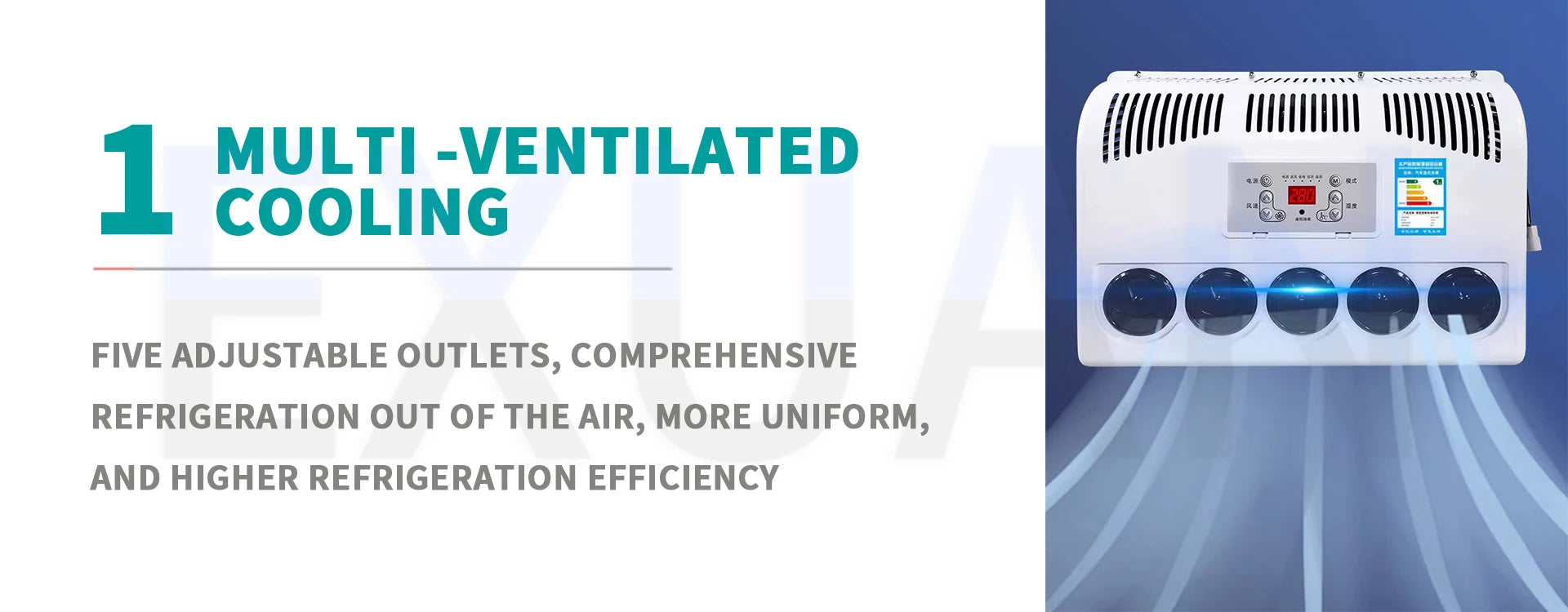 12V/24V Electric Air Conditioning Refrigeration Integrated Machine Parking Air Conditioner For Parking Large Trucks Car&Buses