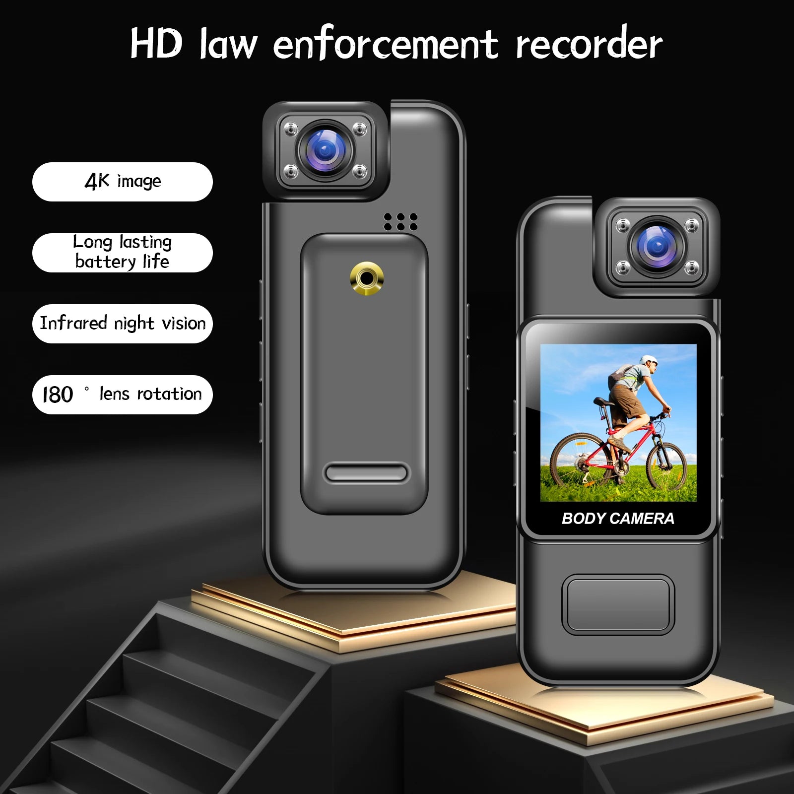 Ultra HD 8K Wifi Camera Digital Video Mini Portable Handheld Law Enforcement Recorder 180° Rotatable Lens Outdoor Sports Camera