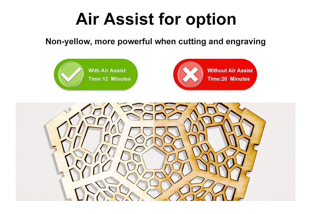 LONGER RAY5 10W Laser Engraver, 0.06x0.06mm Laser Spot, Touch Screen, Offline Carving, 32-Bit Chipset, Working Area 400x400mm