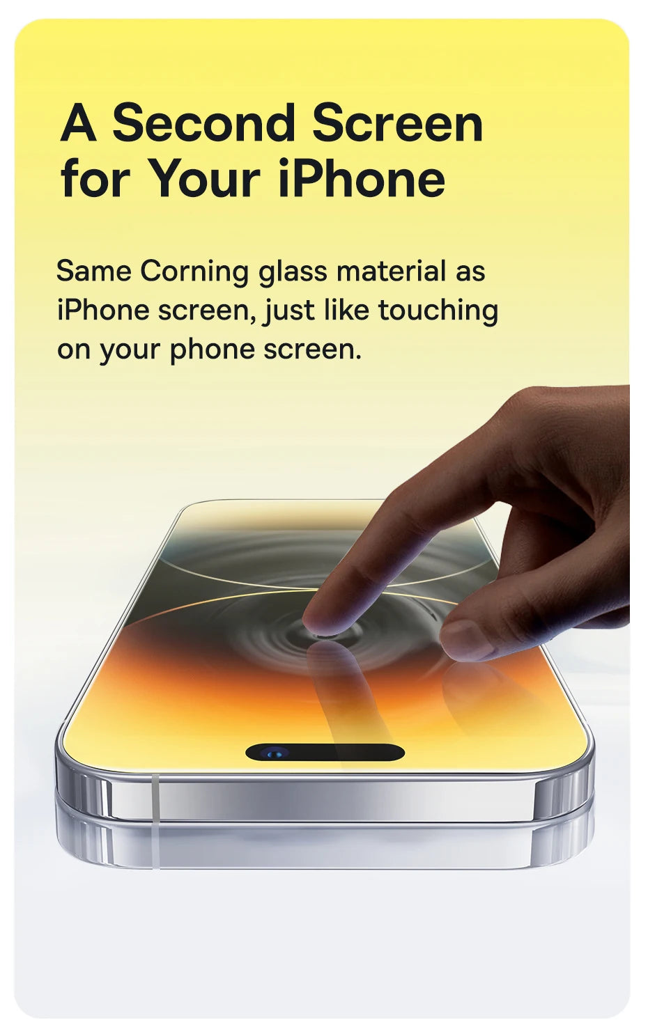 Baseus Screen Protector for iPhone 15 14 13 Pro Max Corning Glass Anti Spy Full Tempered Glass Protection for iPhone 15 Pro Plus