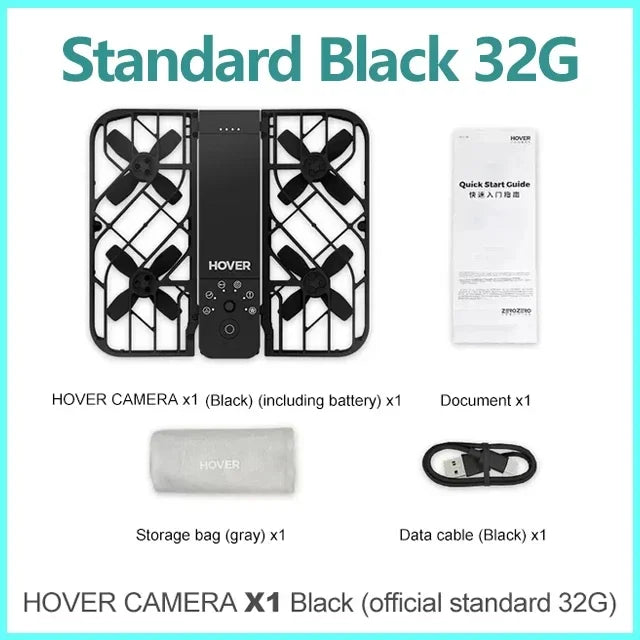 HoverAir X1 Flying Drone Camera 125g Ultra-Light Foldable Portable Unlock Advanced Shots Dronie View For Outdoor Hover Air X1