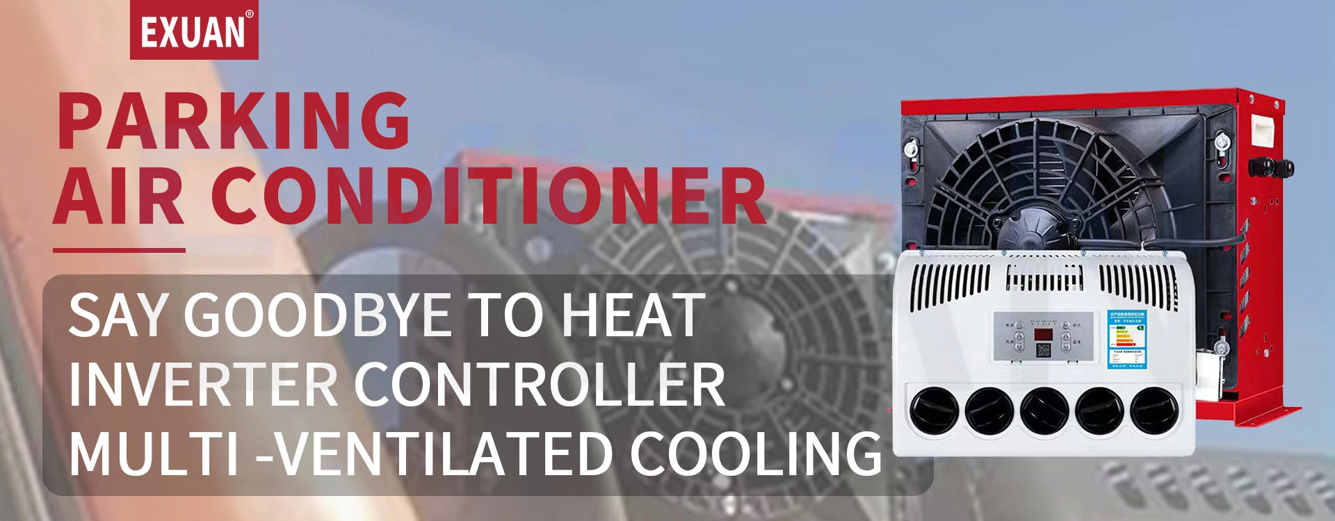 12V/24V Electric Air Conditioning Refrigeration Integrated Machine Parking Air Conditioner For Parking Large Trucks Car&Buses