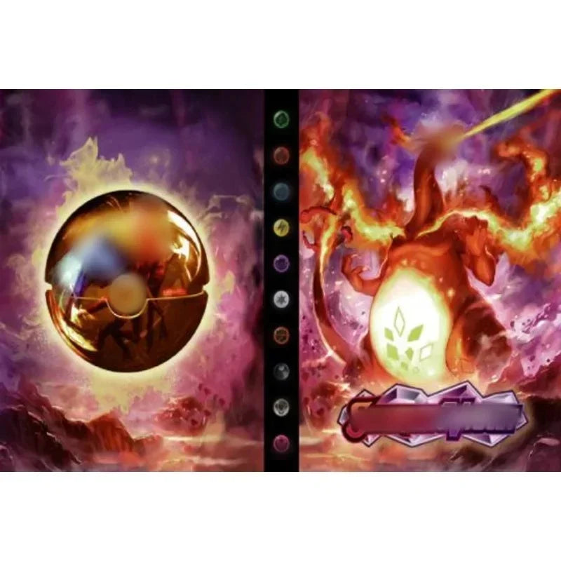 Bestseller Card Book 240 Pieces Card Book Charizard Holder Binder Anime Card Protector Notebook Monster World Album Kid Gifts