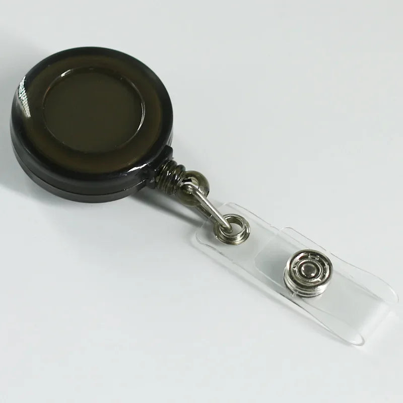 1pc Retractable Nurse Badge Reel Clip Students ID Card Badge Holder Accessories Cute Id Badge Reel School Supplies