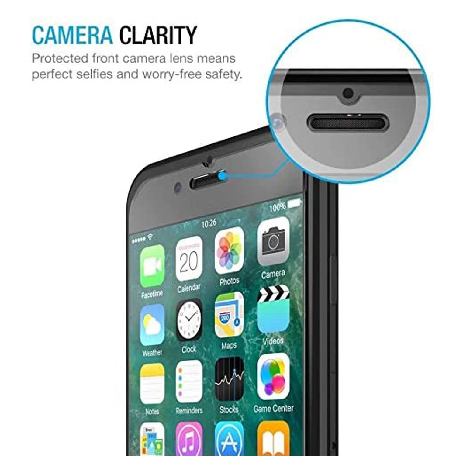 5Pcs Premium Tempered Glass For iPhone 7 8 6 6s Plus Screen Protector For SE 2020 2022