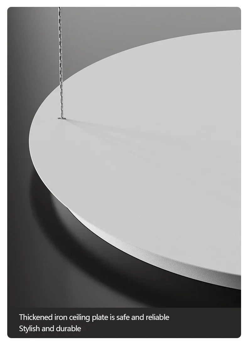 Modern Salon Design Ring Ceiling Chandelier Eye Protecting LED Lamp Bedroom Dining Room Study Pendant Lighting Fixture