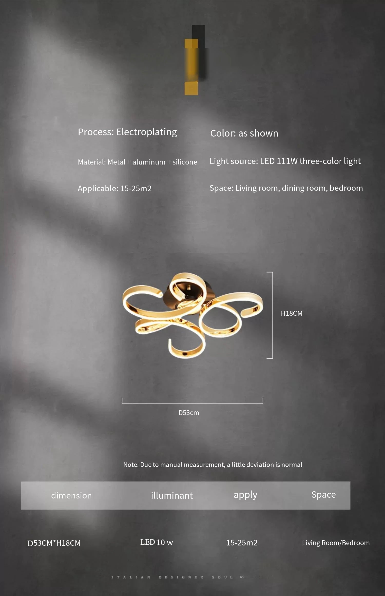 2025 New petal living room ceiling light modern simple luxury main lamp simple art design room bedroom light