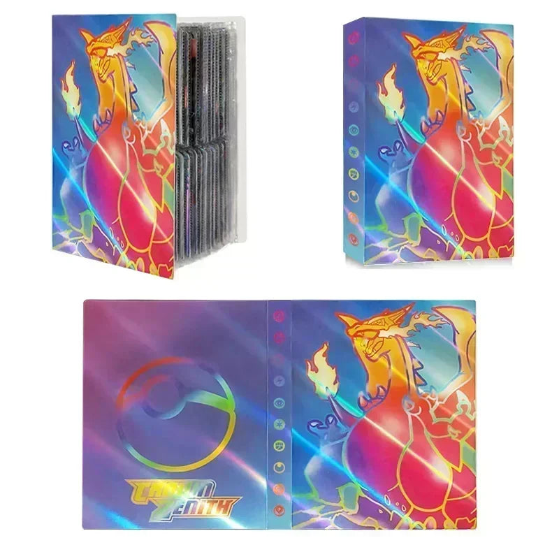 Bestseller Card Book 240 Pieces Card Book Charizard Holder Binder Anime Card Protector Notebook Monster World Album Kid Gifts
