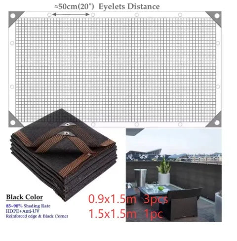 Customize Size Sun shade Net/ Tarpaulin / Balcony Screen ........and so on