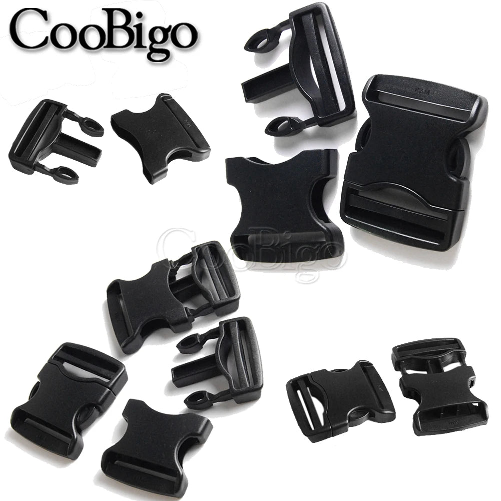 3/4"~2" Side Release Buckles Clip Plastic Hardware Fastener Belt Luggage Bag Outdoor Backpack Strap Sewing Accessories
