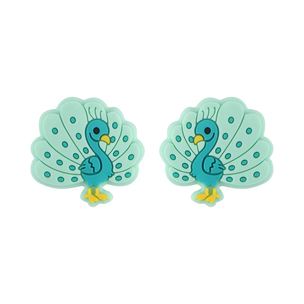 5/10pcs Cartoon Silicone Beads Mini Silicone Focus Beads for Jewelry Making DIY Nipple Chain Bead Pen Handmade Accessories