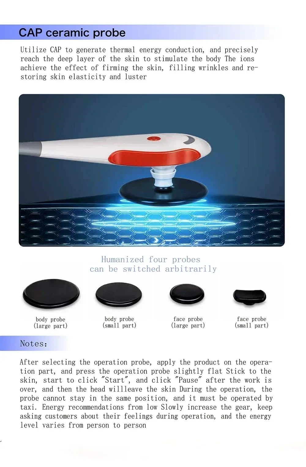 Portable 448KHZ  Tecar Therapy RET CET Diathermy Body Sliming Machine Pain Relief Skin Tightening Deep Care 2023 NEW
