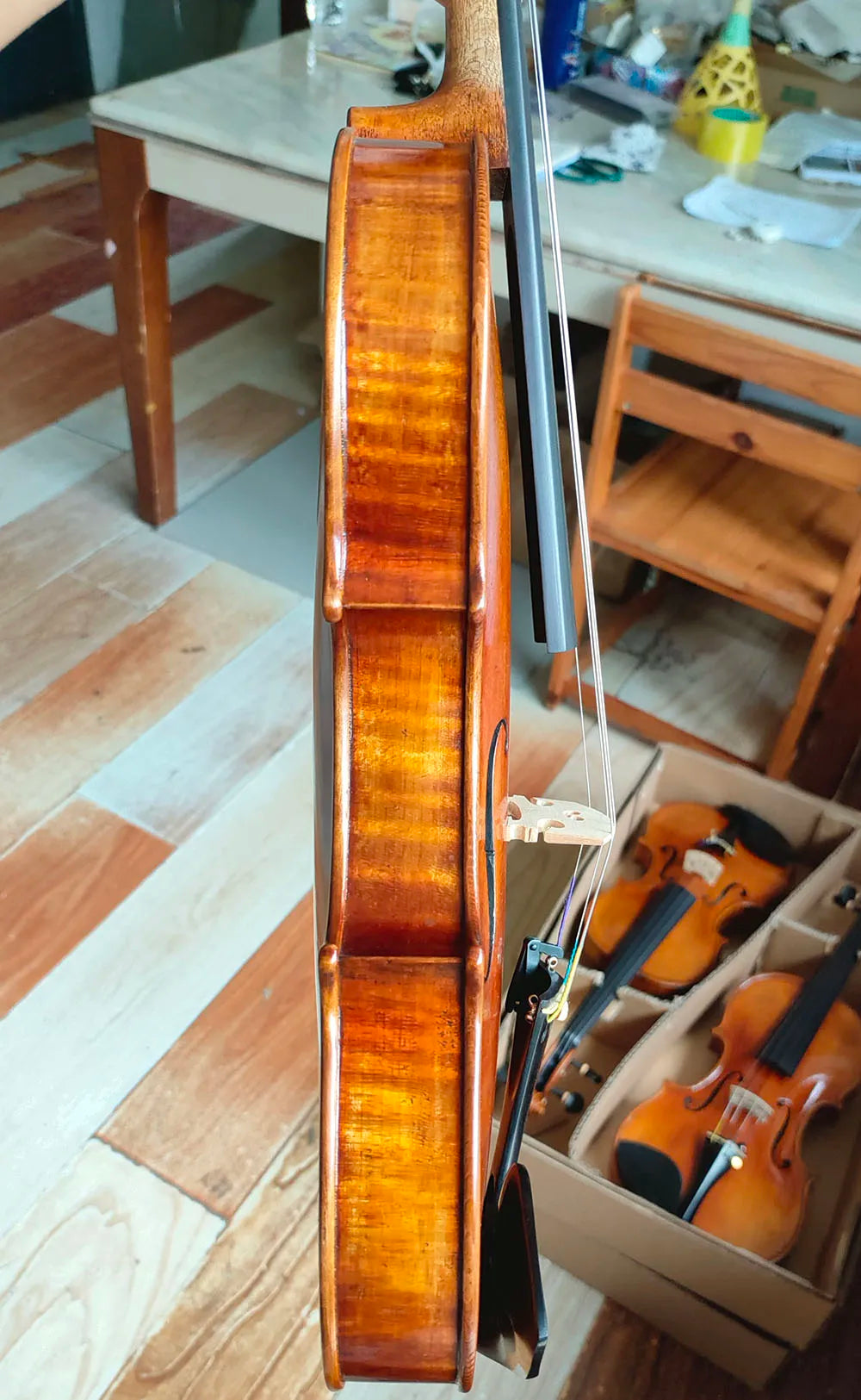 JB Collin-Mezin French Professional Violin 4/4 Size Hand Made Oil Antiqued Varnish Austrian Spruce Stradivarius