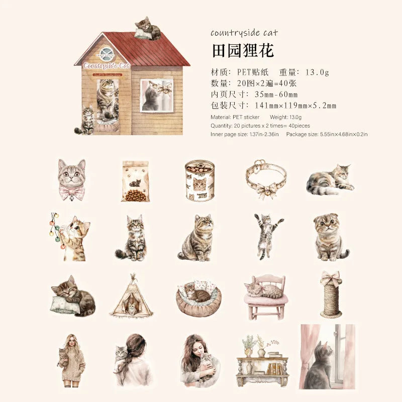 40pcs/1lot kawaii Stationery Sticker Xiaochong Amusement Park Diary Planner junk journal Decorative Scrapbooking  Craft Sticker