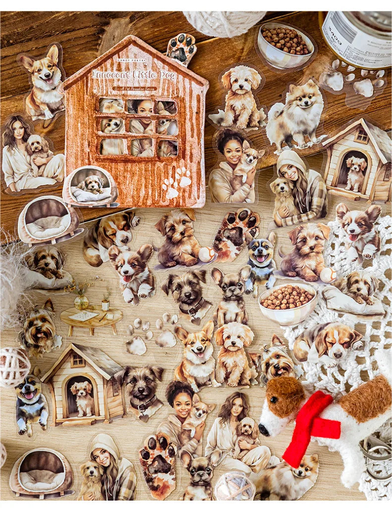 40pcs/1lot kawaii Stationery Sticker Xiaochong Amusement Park Diary Planner junk journal Decorative Scrapbooking  Craft Sticker