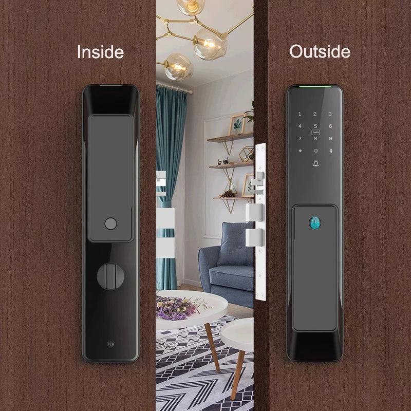 NEW RAYKUBE KX2 TT Lock Bluetooth Full-automatic Electronic Smart Door Lock With Biometric Fingerprint APP NFC Key Unlock