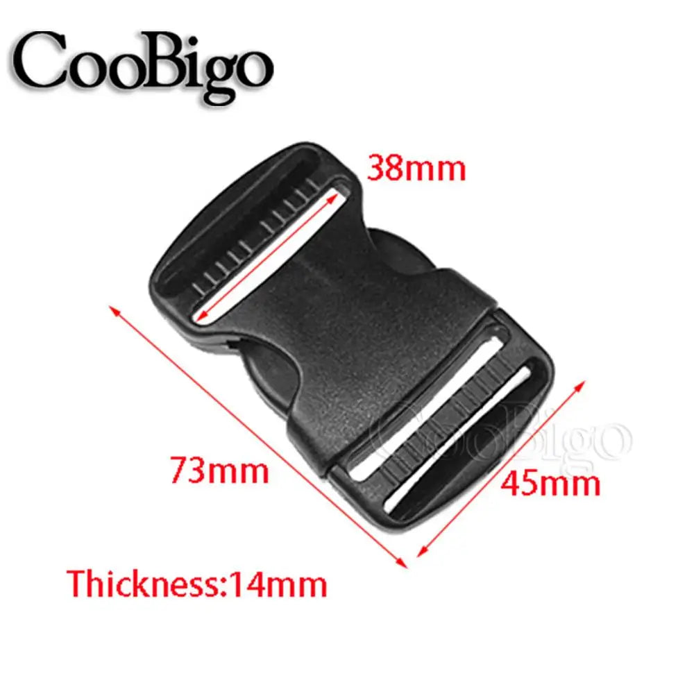 3/4"~2" Dual Side Release Buckles Adjustable Molle Tactical Buckle Backpack Bag Belt Strap Webbing DIY Craft Accessories Plastic