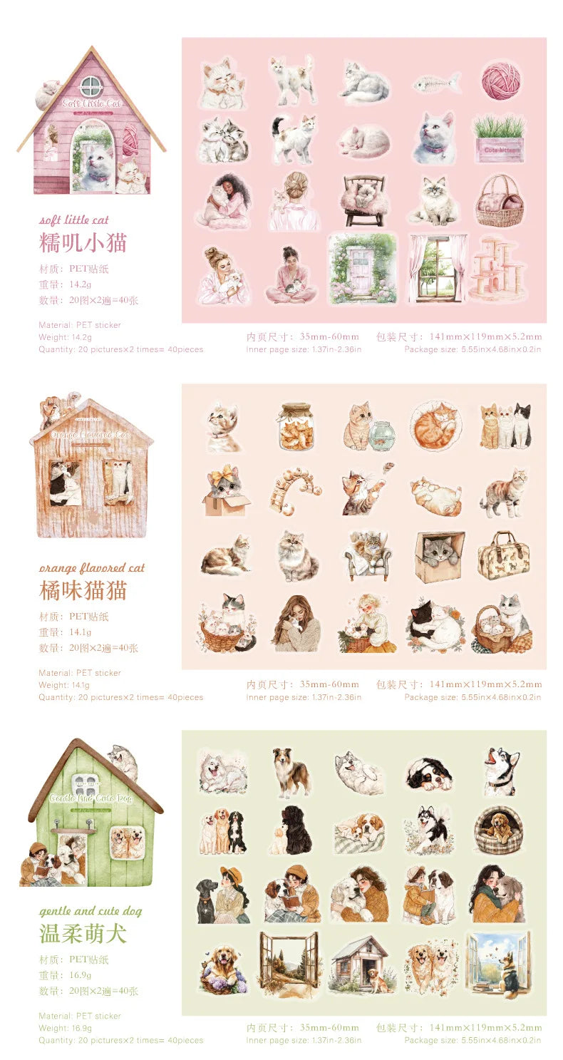 40pcs/1lot kawaii Stationery Sticker Xiaochong Amusement Park Diary Planner junk journal Decorative Scrapbooking  Craft Sticker