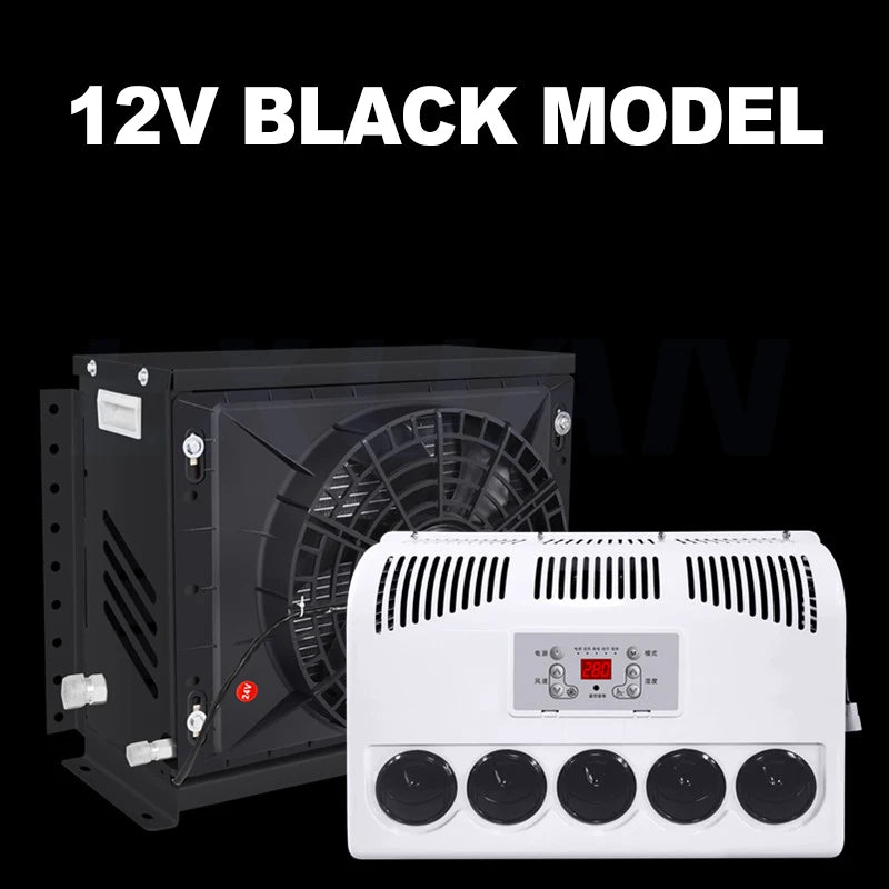 12V/24V Electric Air Conditioning Refrigeration Integrated Machine Parking Air Conditioner For Parking Large Trucks Car&Buses