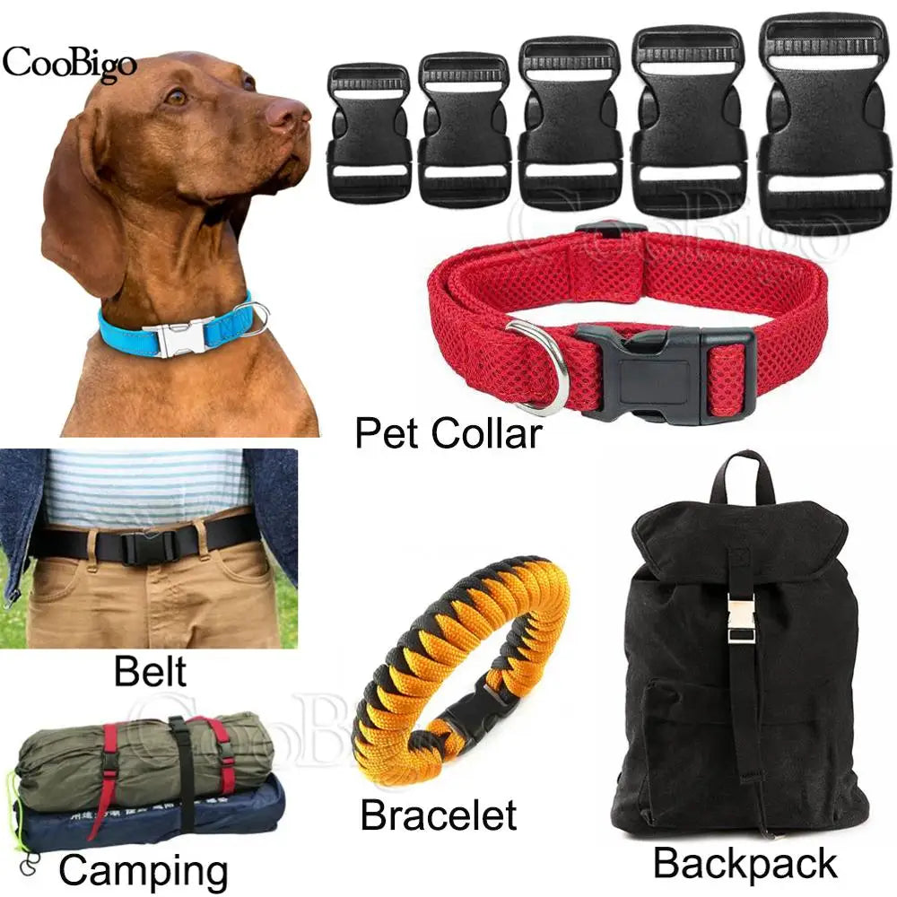 3/4"~2" Dual Side Release Buckles Adjustable Molle Tactical Buckle Backpack Bag Belt Strap Webbing DIY Craft Accessories Plastic