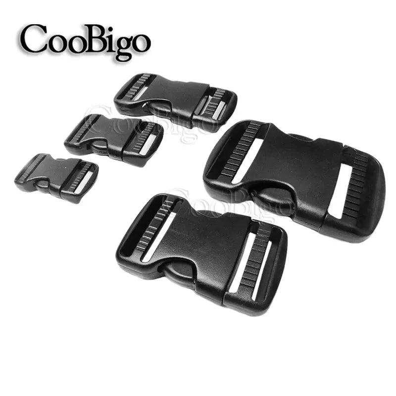 3/4"~2" Dual Side Release Buckles Adjustable Molle Tactical Buckle Backpack Bag Belt Strap Webbing DIY Craft Accessories Plastic