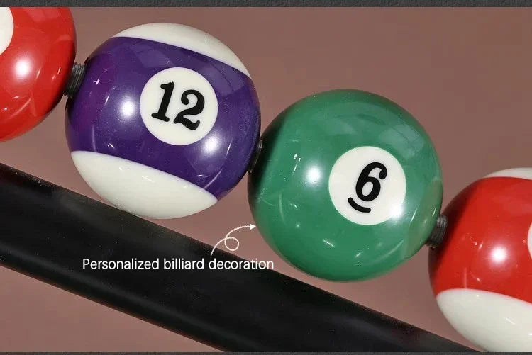 Restaurant Bar Counter Clothing Store Hot Pot Room Decoration Creative Personality Nostalgic Industrial Retro Billiard Pendant
