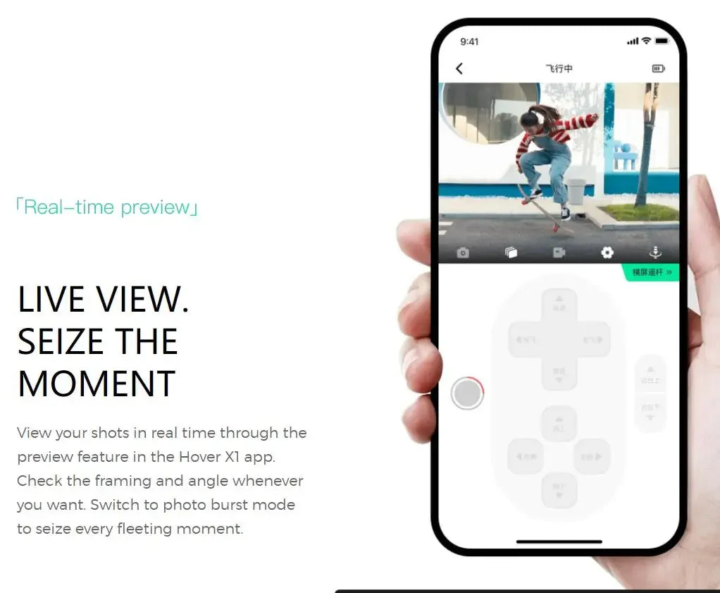 HoverAir X1 Flying Drone Camera 125g Ultra-Light Foldable Portable Unlock Advanced Shots Dronie View For Outdoor Hover Air X1