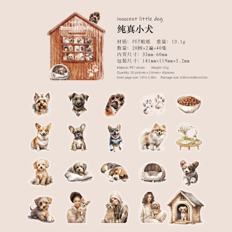 40pcs/1lot kawaii Stationery Sticker Xiaochong Amusement Park Diary Planner junk journal Decorative Scrapbooking  Craft Sticker