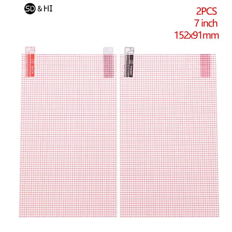 2PS Universal Screen Protector 5/6/7/8/9/10/11/12 Inch Smart Phone Tablet GPS LCD/MP3 4 Protective Film