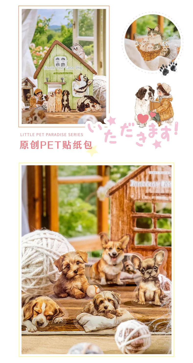 40pcs/1lot kawaii Stationery Sticker Xiaochong Amusement Park Diary Planner junk journal Decorative Scrapbooking  Craft Sticker