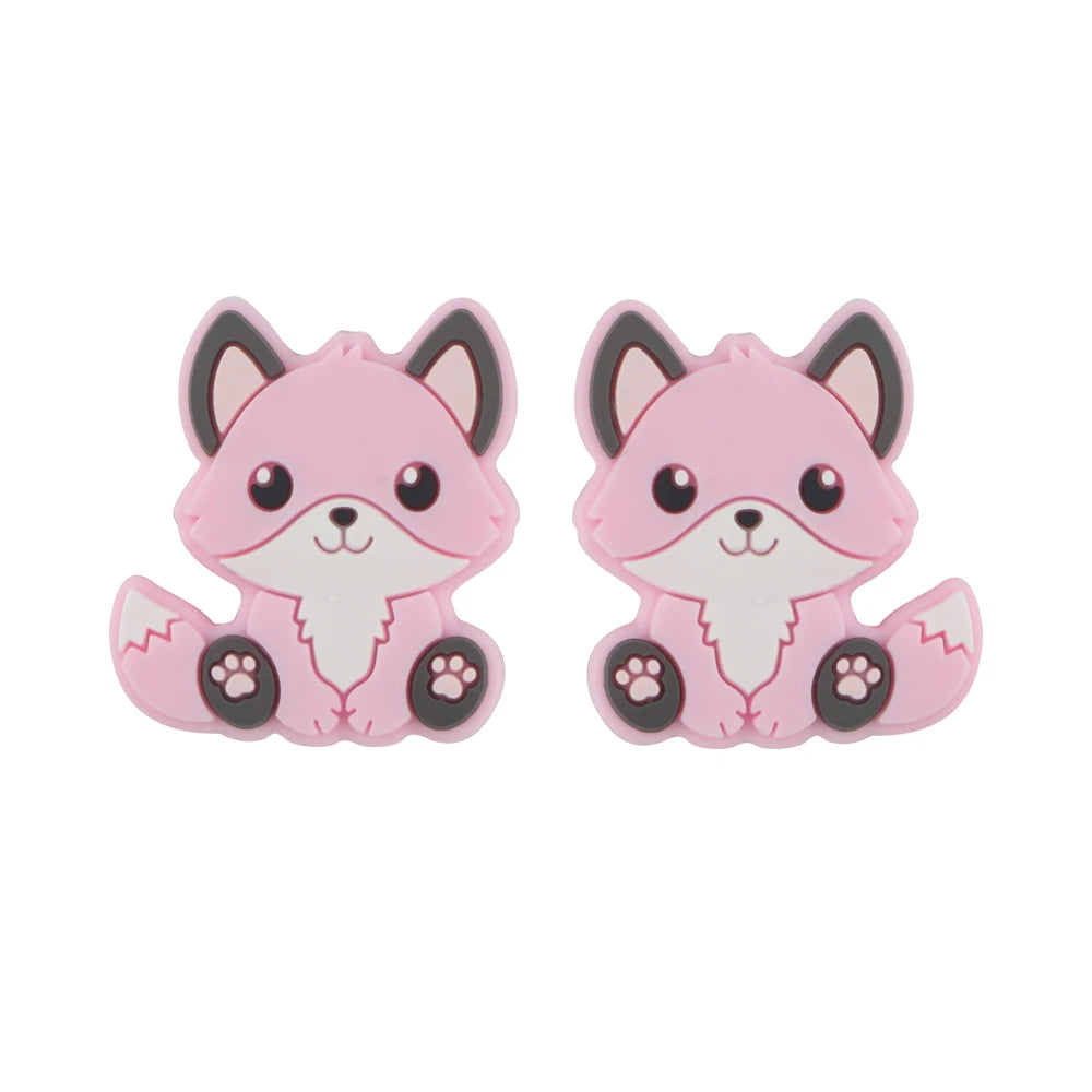 5/10pcs Cartoon Silicone Beads Mini Silicone Focus Beads for Jewelry Making DIY Nipple Chain Bead Pen Handmade Accessories