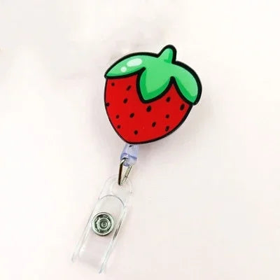 1pc Retractable Nurse Badge Reel Clip Students ID Card Badge Holder Accessories Cute Id Badge Reel School Supplies