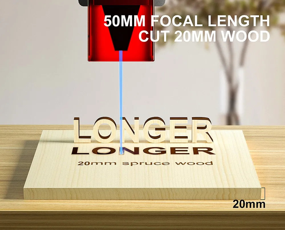 LONGER RAY5 10W Laser Engraver, 0.06x0.06mm Laser Spot, Touch Screen, Offline Carving, 32-Bit Chipset, Working Area 400x400mm