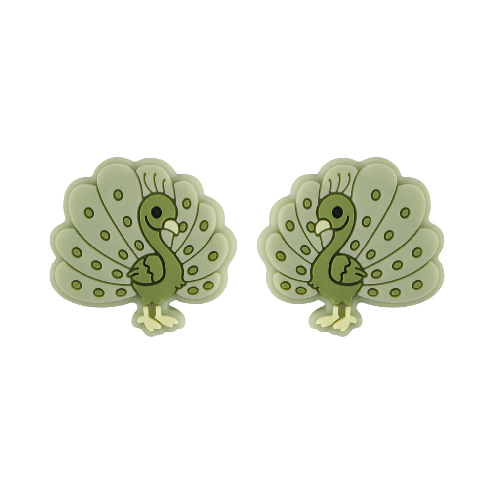 5/10pcs Cartoon Silicone Beads Mini Silicone Focus Beads for Jewelry Making DIY Nipple Chain Bead Pen Handmade Accessories