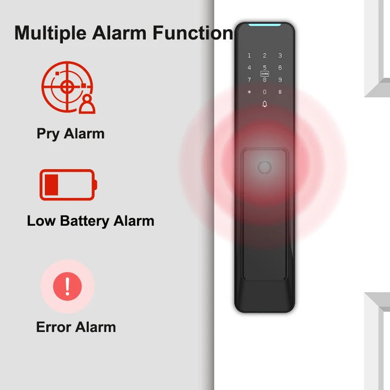 NEW RAYKUBE KX2 TT Lock Bluetooth Full-automatic Electronic Smart Door Lock With Biometric Fingerprint APP NFC Key Unlock