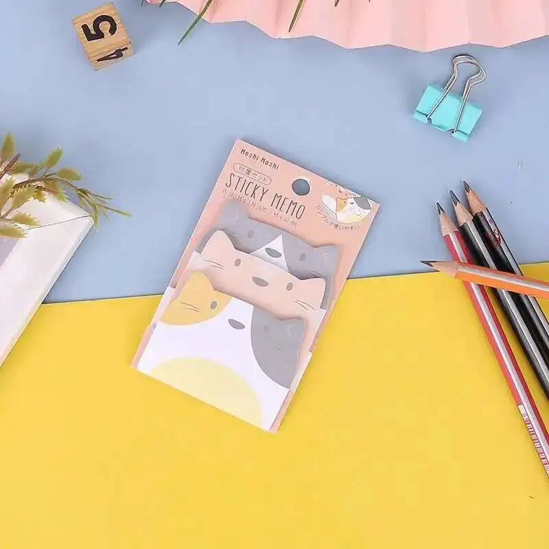 1 Piece Lytwtw's Adhesive Kawaii Animals Pig Sticky Notes Notepad Memo Pad Office School Supplies Stationery Sticker