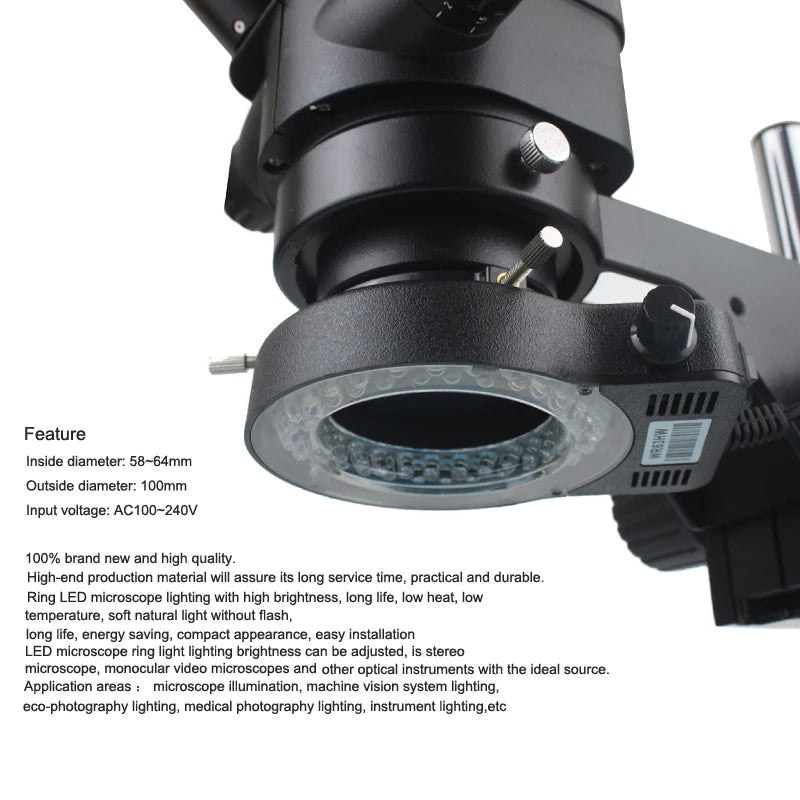 3.5X-90X Simul-Focal Stereo Trinocular Microscope 4K 2K 48MP 1080P HDMI USB Digital Video Camera For PCB Phone Soldering Repair