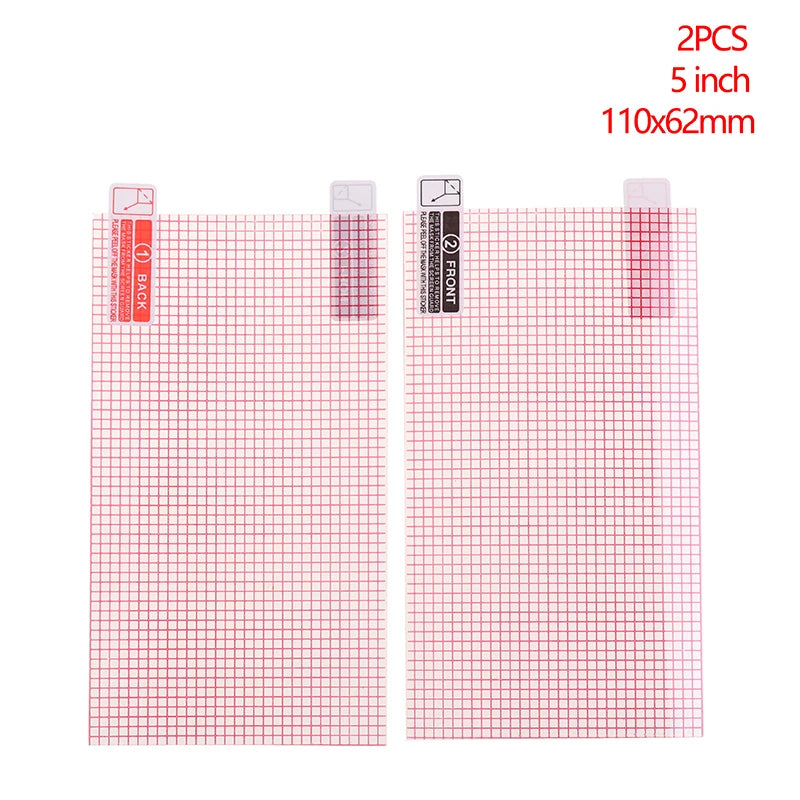 2pcs Universal Screen Protector 5/6/7/8/9/10 Inch Smart Phone Tablet GPS Anti-dust Anti-scratch Protective Film