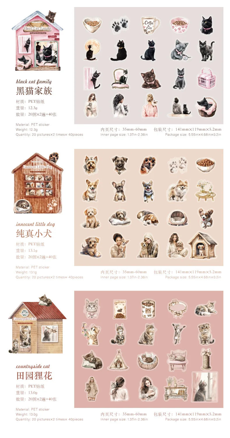 40pcs/1lot kawaii Stationery Sticker Xiaochong Amusement Park Diary Planner junk journal Decorative Scrapbooking  Craft Sticker