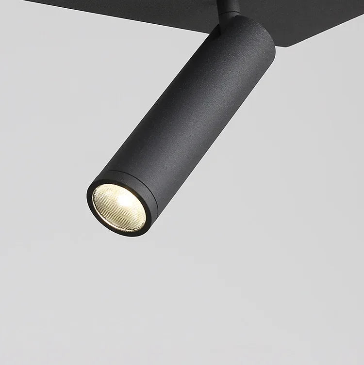 Nordic Designer Led Chandelier Spot Light Black for Table Dining Kitchen Bar Pendant Lamp Home Decor Lighting Suspension Fixture